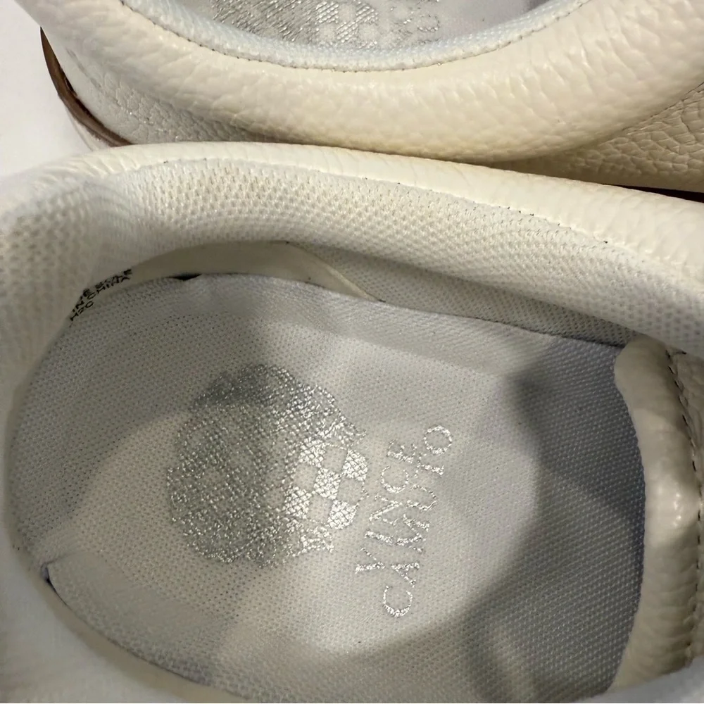Vince Camuto ”Randay” Women’s Platform Bright White Leather Sneakers Sz 9.5 NEW